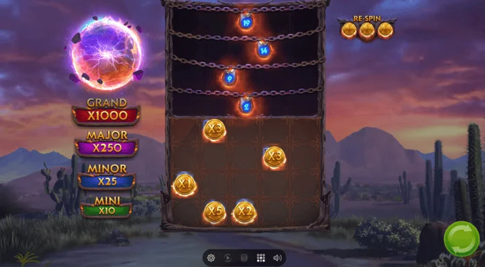 Colt Lightning Inferno schermata del gioco bonus